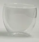 كوب زجاجي عريض