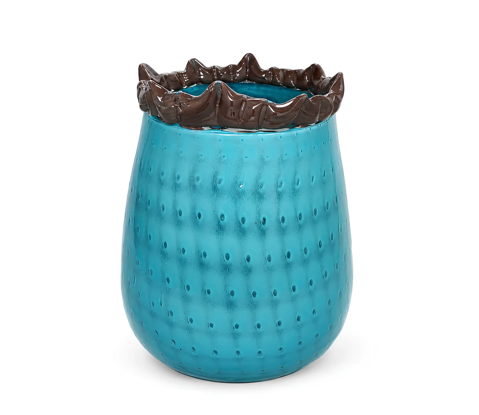 [FT1308Z] فازة زجاج  (Blue)