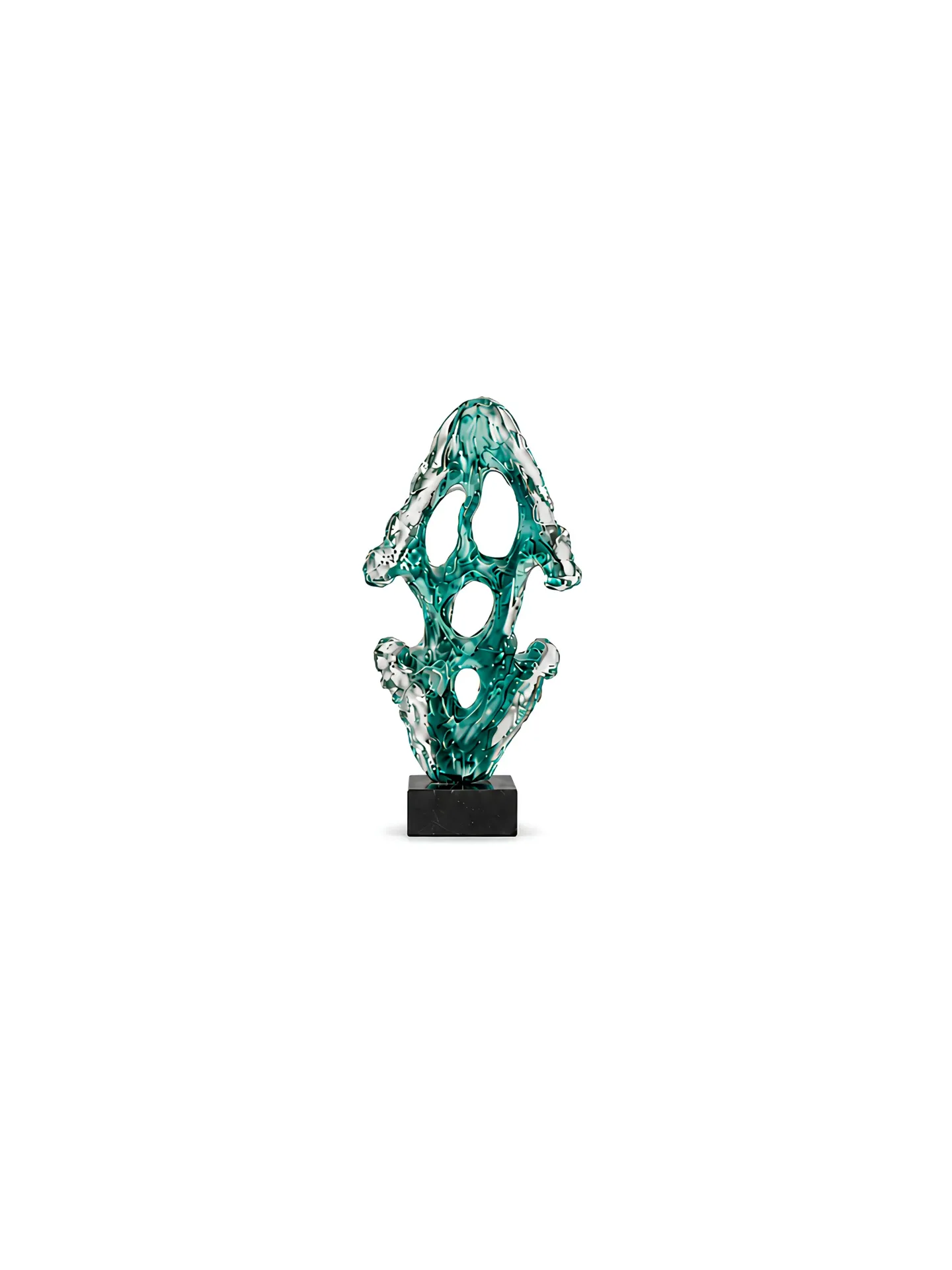 [DW56] ديكور زجاجي لون ازرق (Small)