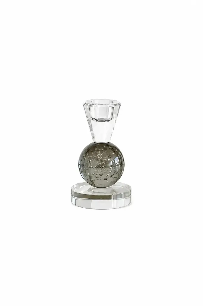 [T25CT0813CC] شمعدان زجاجي (Small)