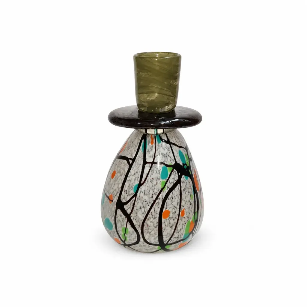 [BX80-2557] شمعدان زجاجي