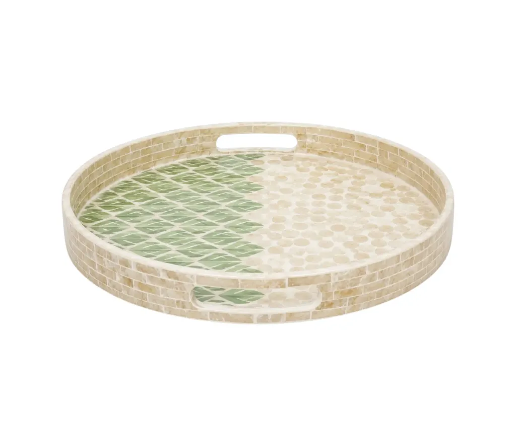 Round resin tray