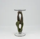 Handblown Glass Candle Holder