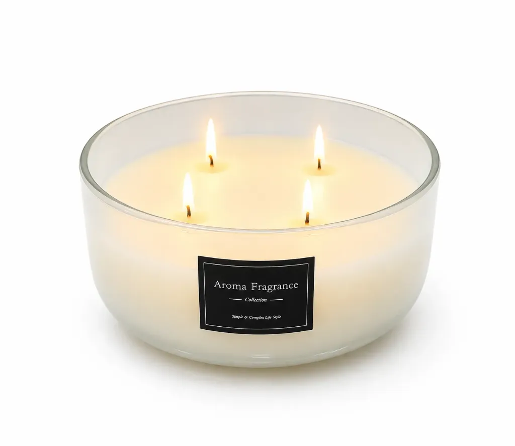 plate candle