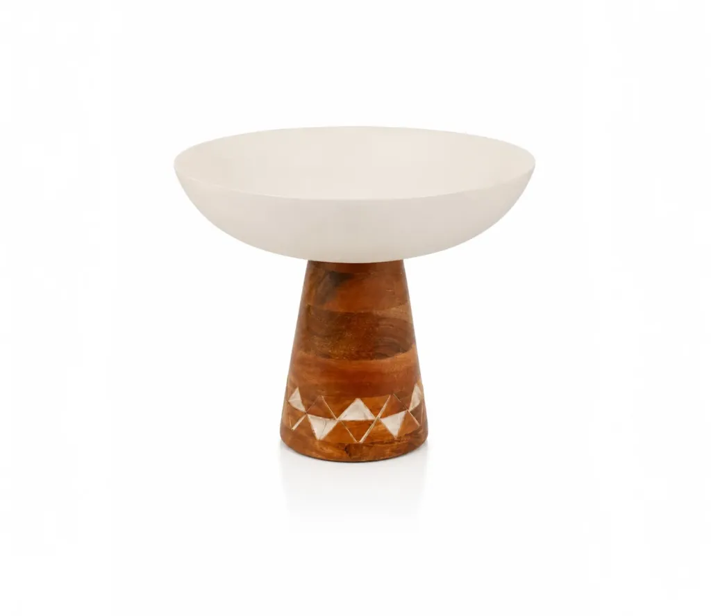 [Y.C029972] Arabesque Nuts Bowl (CREAM, Medium)