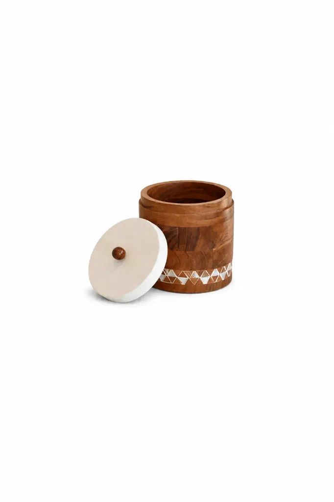 [Y.C029651] مضيفة أرابيسك مع غطاء  (White)