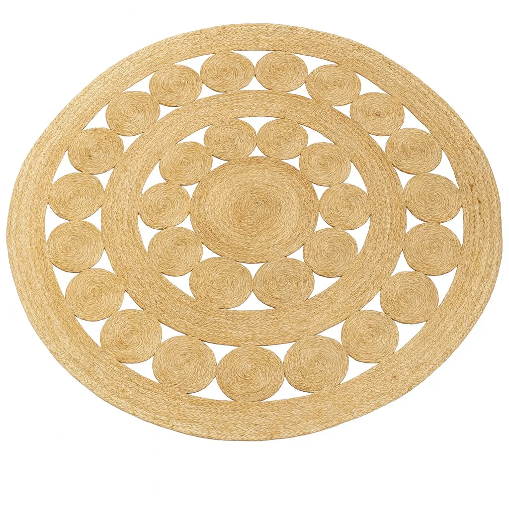 [XT-030] سجاد قش دائري (XT-030, Small)