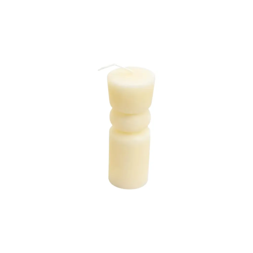 [SJ203W] شمع اسطواني  (Small)
