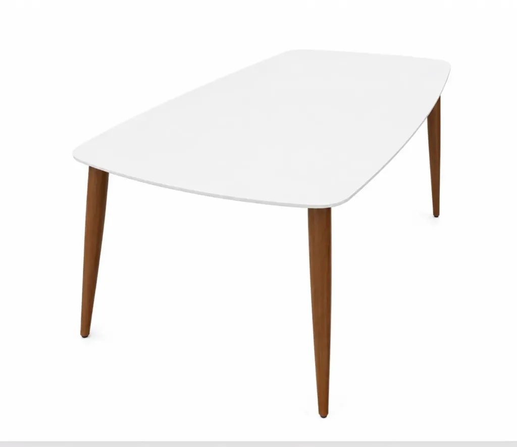 [طاولة سيكوريت 150x80 سادة] طاولة سيكوريت (White)