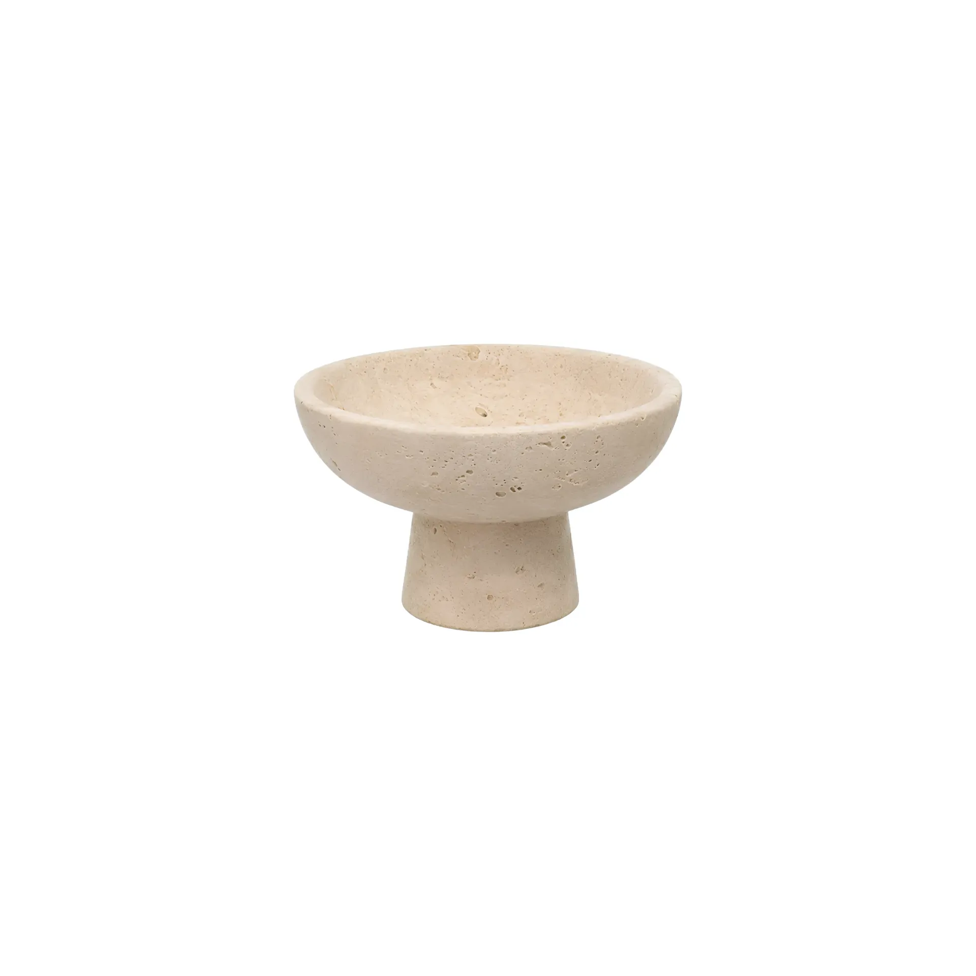 [JJ24  109-32] صحن مجوف ترافرتين (Small)