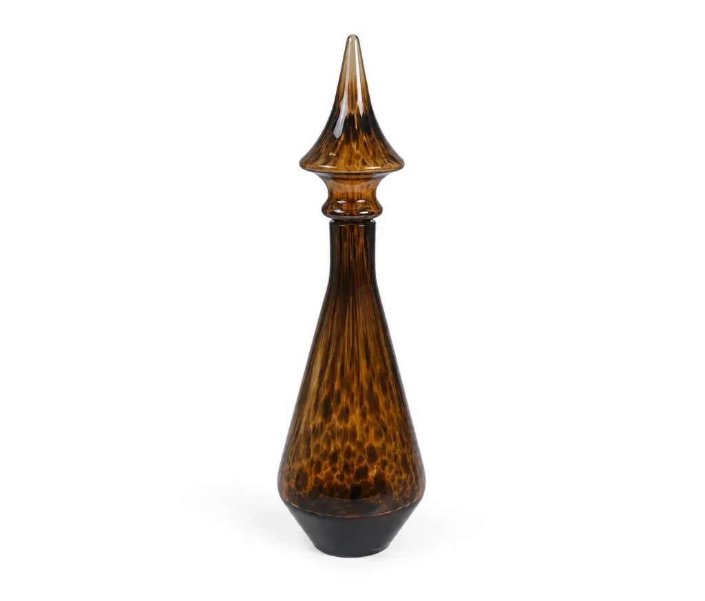 [HY024-118] مزهرية زجاجية (Brown, Large)