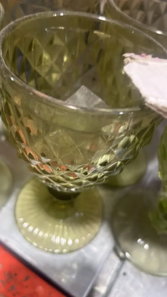 كاسات عصير ملونة موديل 3 (Green, Small)