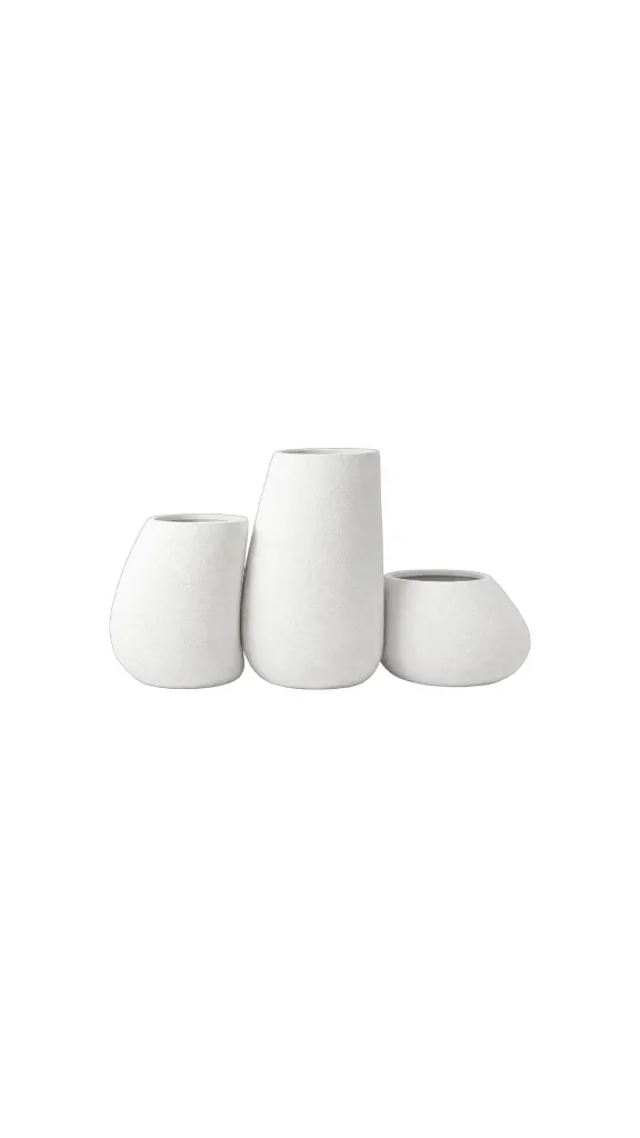 [H24276S] قواوير زريعة فيبرجلاس لون ابيض  (Small)