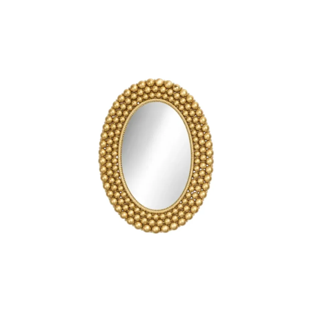 [61020 Mirror] Mirrors with a frame of golden balls