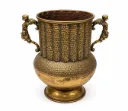 Aged Golden Vase