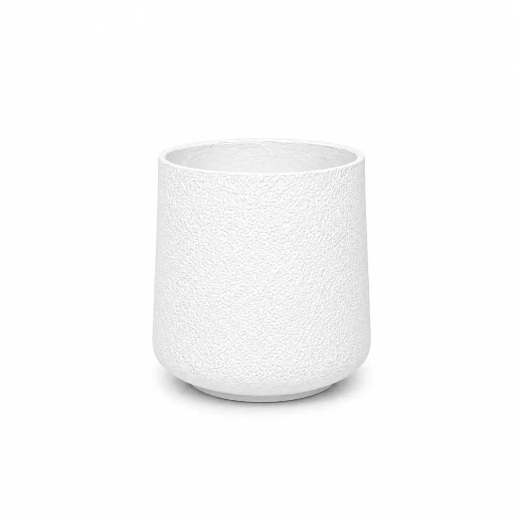 [1509ABC] Classic Round Pot (Small, White)