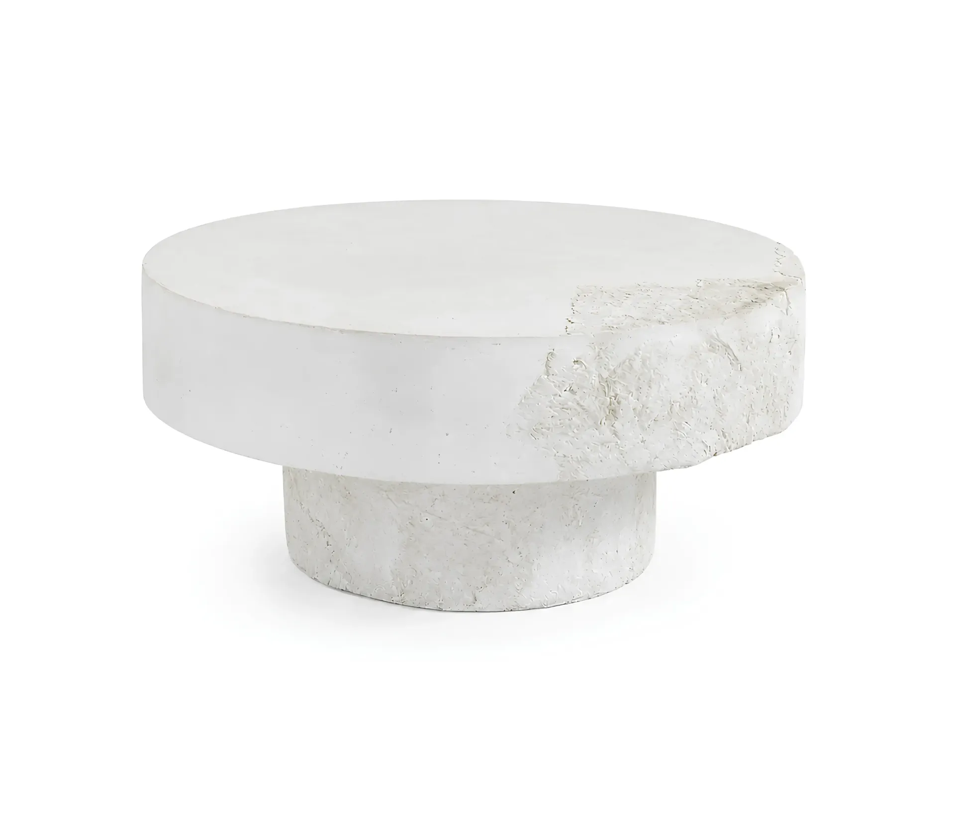 Circular Center table broken stone