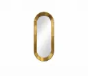 Oval Gold Mirrors